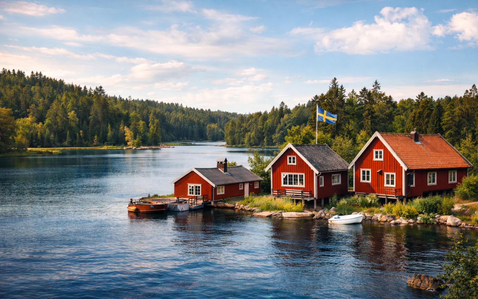 Schwedisch lernen mit Buch und Online-Material