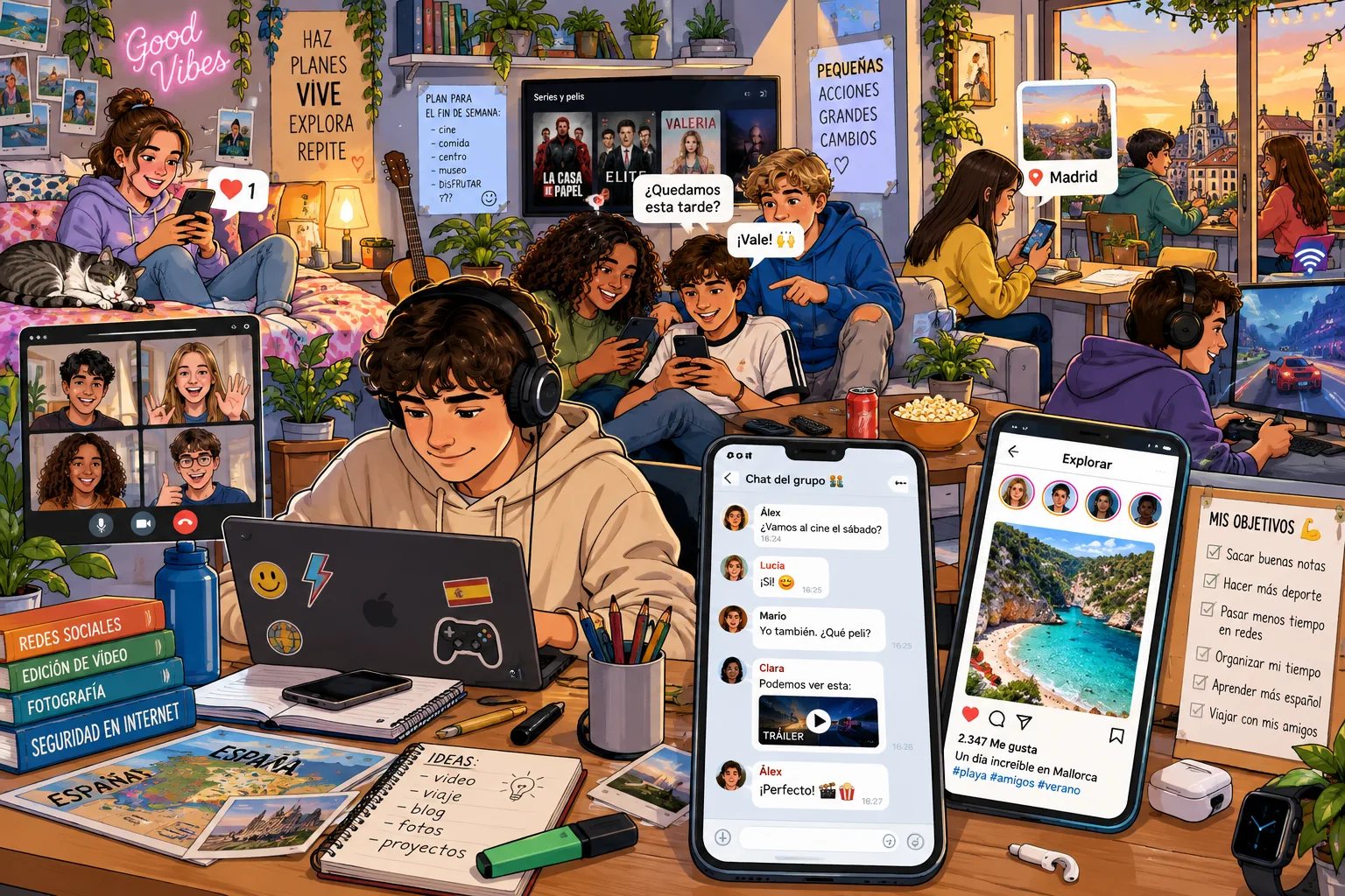 Interaktives Lernmodul „Mitt digitale liv“ zum Thema Digitale Medien